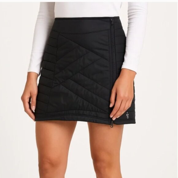 Smartwool Dresses & Skirts - Smartwool Black Quilted Insulated Wrap Skirt | Winter Puffer Skirt Size XL
